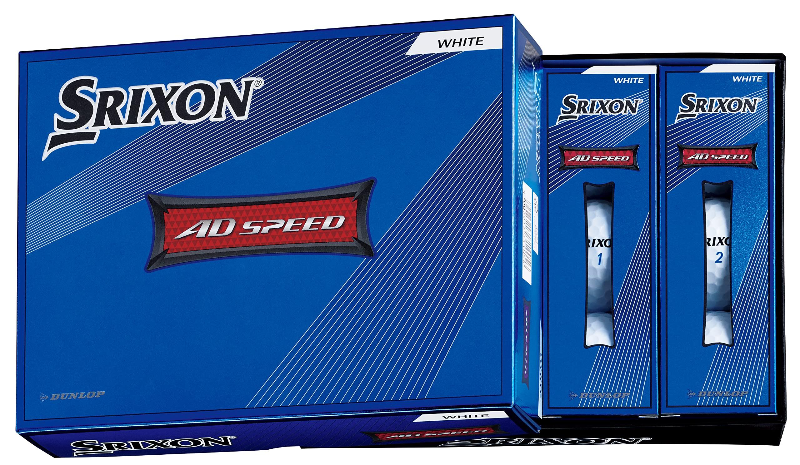 

DUNLOP SRIXON AD SPEED Golf Balls 2022 Model 1 Dozen (12 Balls) White
