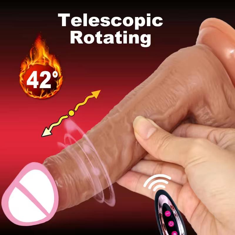 Dildos Vibrators Realistic Dildo Sex Toys for Women Telescopic Vibrators with Female Vagina Stimulator Big Penis Anal Plug Dick