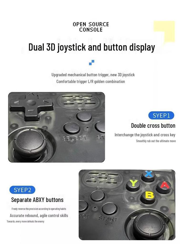 R36S Open Source Dual System Portable Retro Handheld Console - Nostalgic 3D Arcade Gaming