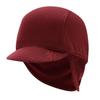 Kapelmuur Cycling Polartec Winter Power Free Size Cap, Grid, Maroon,