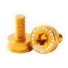 1PC Bike Square Taper Bottom Bracket Screw Aluminum Alloy Crankset Bolts Cycling Watertight Sealed Crank Nut Crank Screw