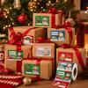 Christmas Gift Wrapping Stickers, Write- Gift Tags, 200/500 Labels per Roll for Holiday Presents and Gifts