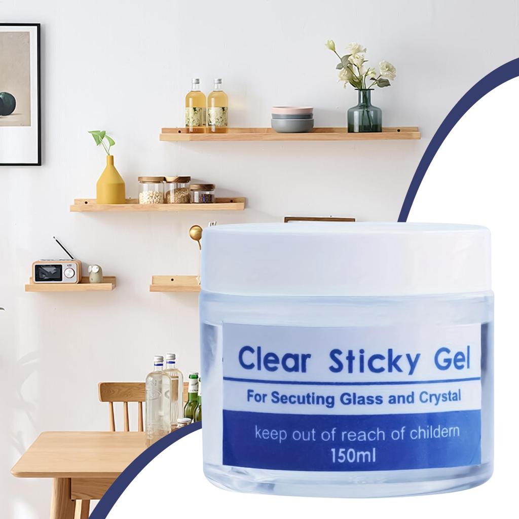 Museum Gel Clear Removable Museum Paste Putty Wax Removable Reusable No Residues Clear Adhesive Exhibits Putty Prevent Vibration