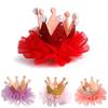 Pet Crown Decor Delicate Anti-fall Pet Headgear Princess Dog Hairpin for Decor