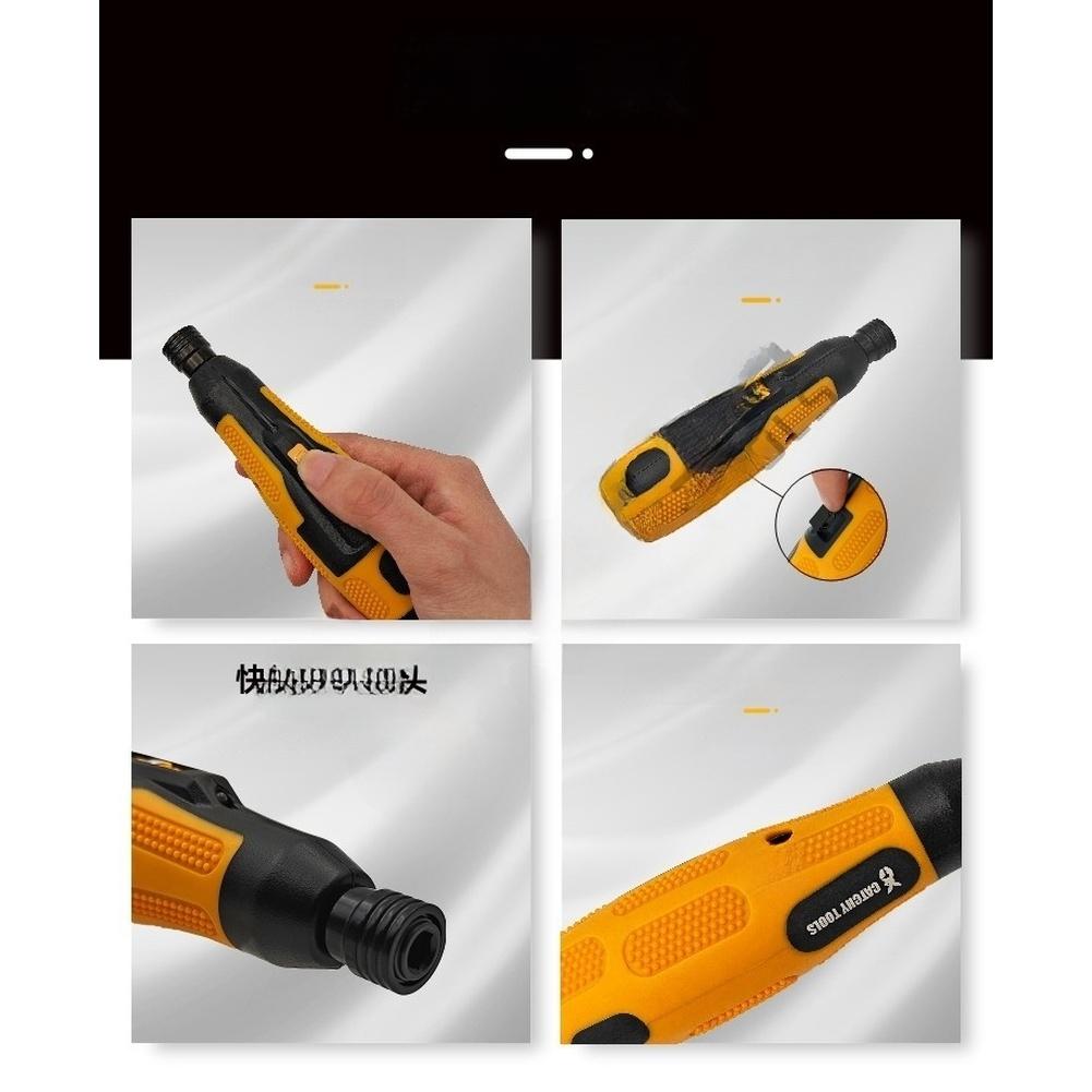 2025 3.6V Lithium Cordless Electric Screwdriver Kit With 26 Pieces, LED Work Light, Ergonomic Grip For DIY Projects