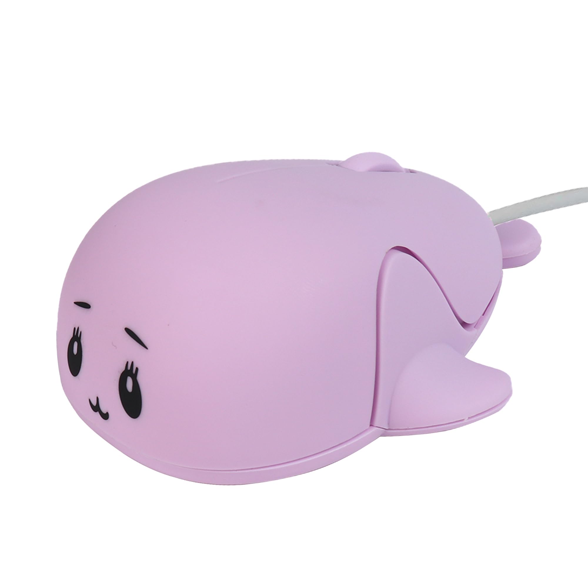 

and convenient wired mouse with a 1600 DPI optical Easy to use and features a marine life Perfect for and Cute, lightweight, compact, dolphin-shaped фіолетовий