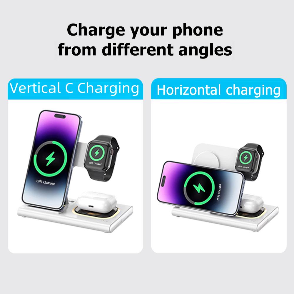 Top-Selling 3-in-1 Multifunctional Wireless Charger with Fast Charging Support