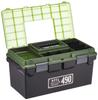 JEJ Astage X Series Roof Tool Box 490X, Black/Green, Disaster Preparedness, 17.5" W X 10.7" D X 9.7" H