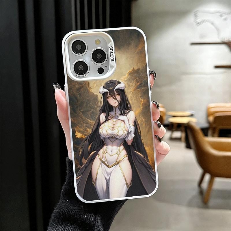 Albedo O-Overlords Anime Shockproof Phone Case for iPhone 17 Air 16 16E 15 Pro Max 14 Plus 13 Mini 12 Back Cover Anti Fall Funda