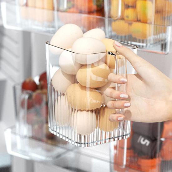 Food Holder Convenient Large Capacity Plastic Refrigerator Freshness Storage Kitchen Supplies
