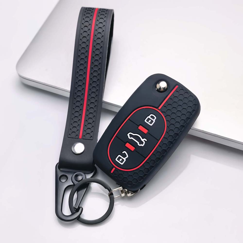 Silicone Car Key Case Cover Holder For Ford Fiesta Focus 3 4 Mondeo Ecosport Kuga B Max C Max S Max Galaxy For Ranger Key Fob