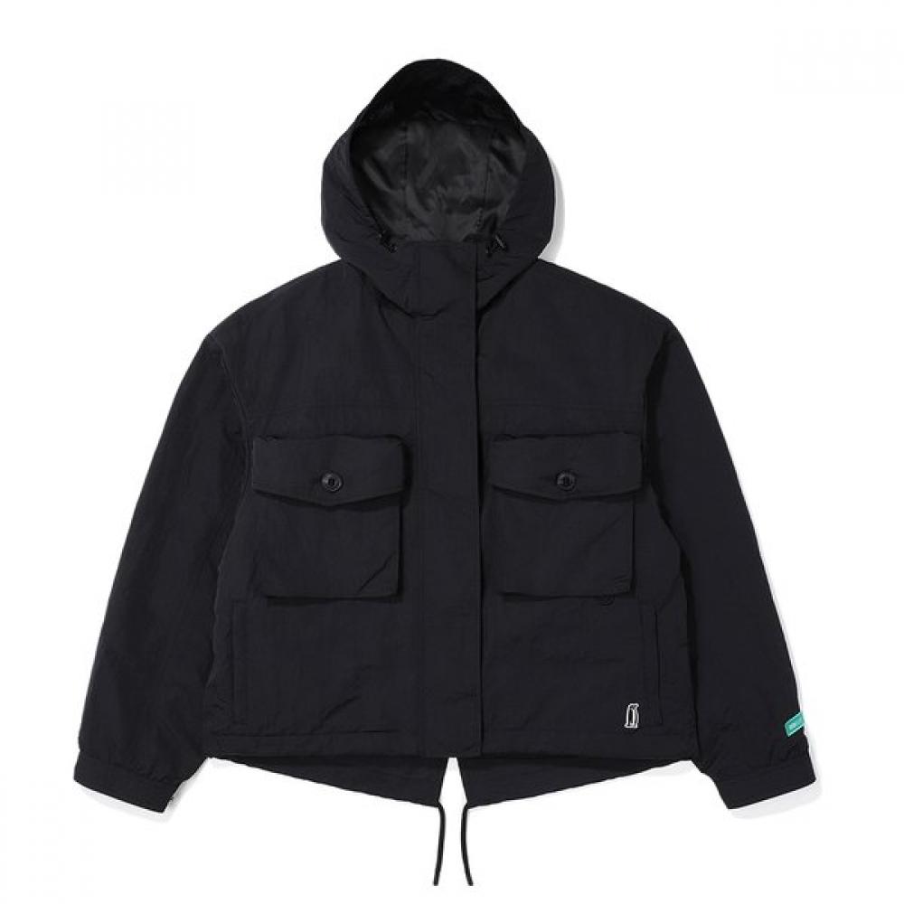 Bbc Earth 2in1 Hoodie Jacket With Fishtail Black Women Model 24ss 090