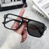New Square Pochromic Sunglasses Women Men Rectangle Sun Glasses Female Oval Eyewear  for Male Female Eyeglasses