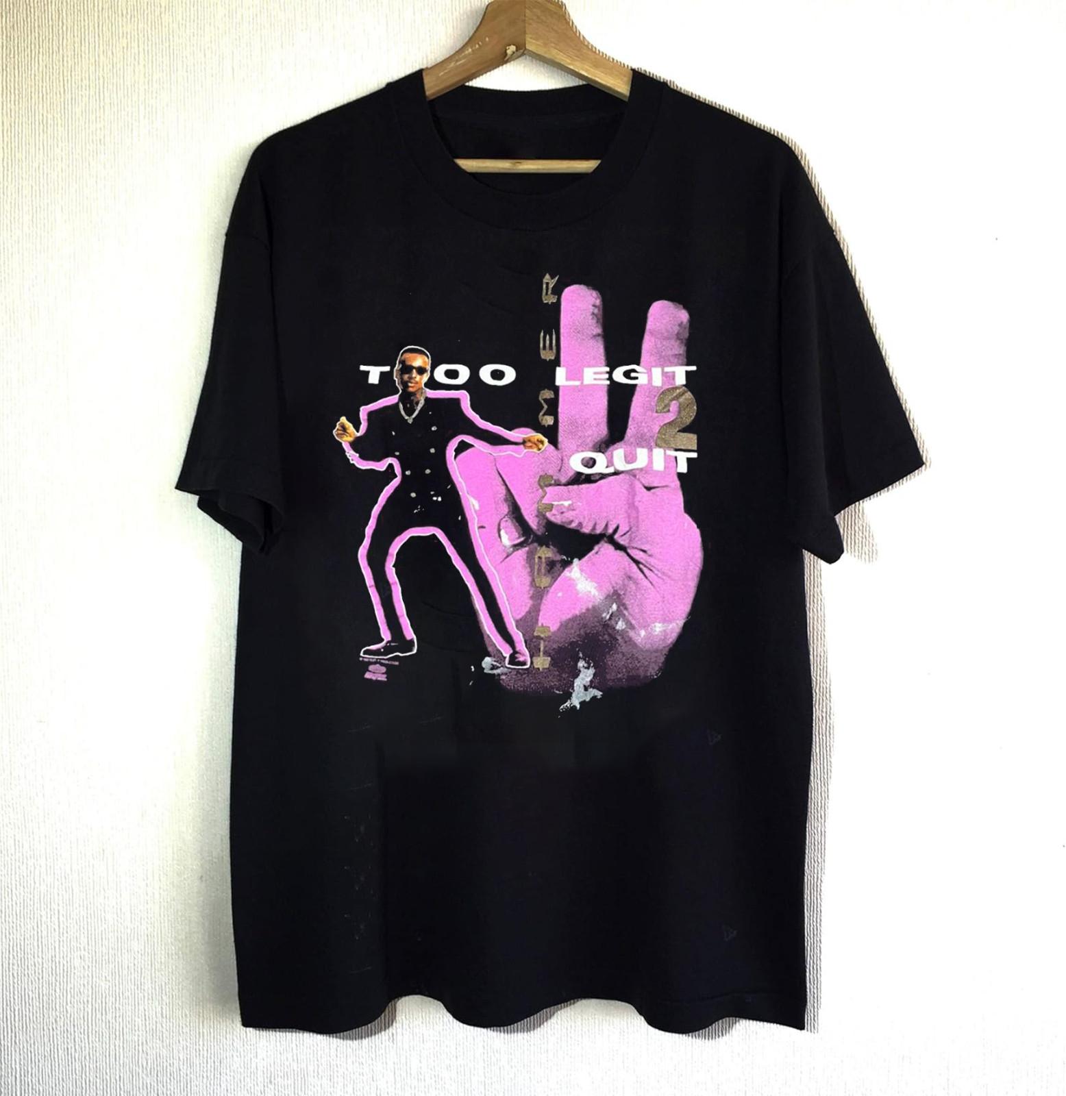 Too legit 2 Quit Tour MC Hammer Unisex T-Shirt All Size AL465 XXXXL