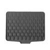 Non-slip Silicone Drainage Mat Foldable Sink Placemat Tableware Drainer Pad  Kitchen Tableware