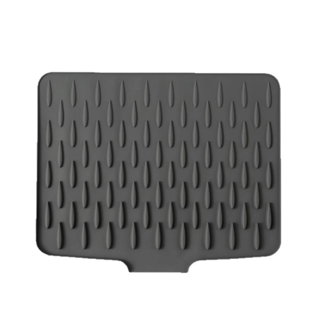 Non-slip Silicone Drainage Mat Foldable Sink Placemat Tableware Drainer Pad Kitchen Tableware