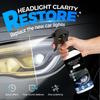 Car Headlight Restoration Kit,Headlight Cleaner and Restorer Kit,No Power Tools Required, Restoring To Like-New Condition,Head Light Restoring Kit