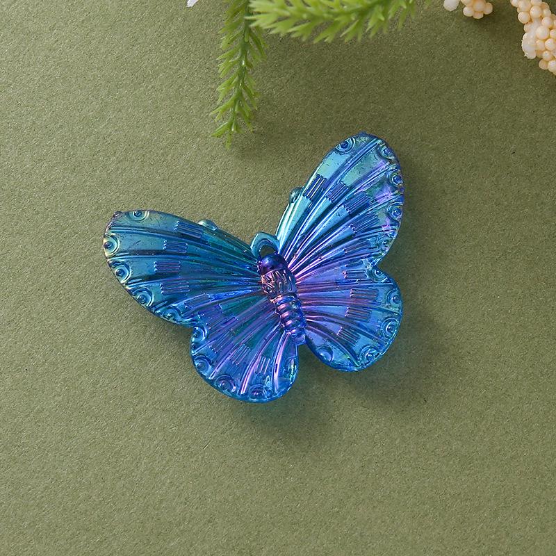 Iridescent 3D Butterfly Charms: Handmade DIY Phone Case and Hair Accessories