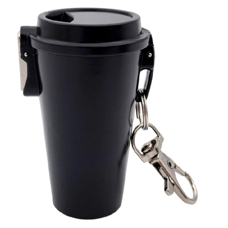 Portable Ashtray with Keychain Sealed To Contain Odor Perfect For Hiking Trip Camping Travel Use