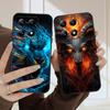 Luminous Lion Head For Xiaomi 11T 11 Ultra 12 12T Pro 14 15 13 Lite Mi Poco M4 5 M7 5G X4 X5 M6 C75 Pro X6 4G soft phone case