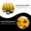 Toyvian School Bus Toy Diecast Model Car School Bus Toy with Opening Doors for Everyday Play 132
