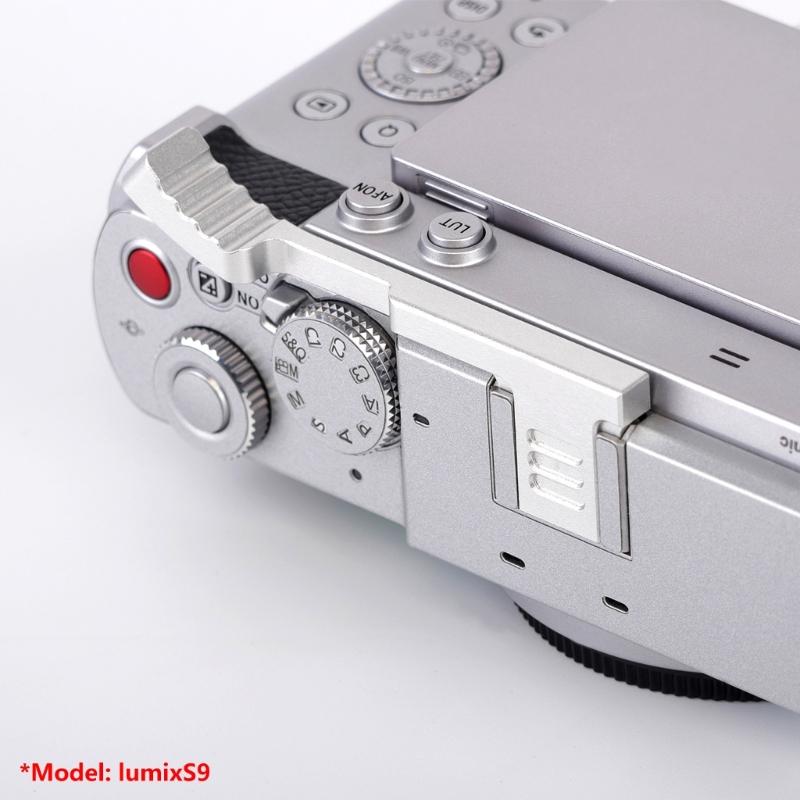 Lightweight Hot Shoe Thumb Grip Rest AntiSlip Design Compatible for S9 Cameras NonObstructive Controls Accessories