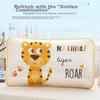 9I9 Baby Pillowcase, Ice Silk Children's Pillowcase, Student Cooling Pillowcase, Washable, Kindergarten A237 Tiger, 60*40