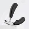 Ergonomic Long Handle Nail Clippers for Seniors,Angled Head Curved Wide Jaw Opening Toenail Clippers for Thick Toenails