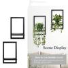 1 Piece Black Floating Shelf, Black Wooden Wall-Mounted Storage Shelf, Nordic Style Living Room Decorative Background Wall Shelf, Solid Wood Storage