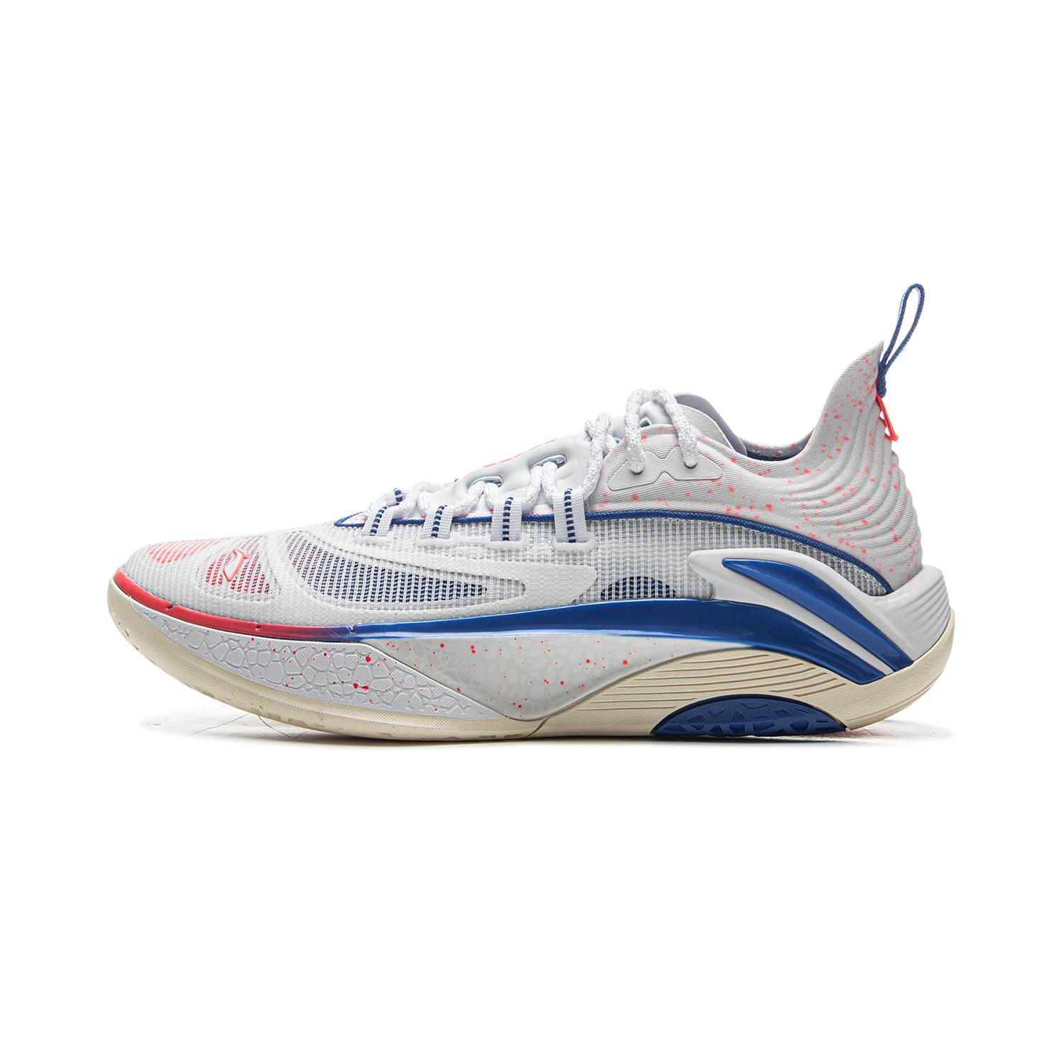 

New LiNing Cushioned Slip-Resistant Breathable Rebound Low-Top Outdoor Performance Basketball Shoes Men s Standard White ABFV007-1 44