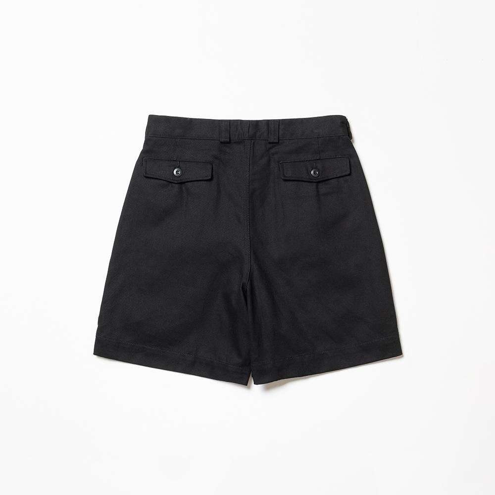 Waiemssielkeiwai French M-52 Chino Short Pants - Black