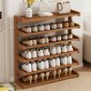 Moisture-Proof Wooden Shoe Storage Shelves Simple Design Multifunctional Shoe Rack  Household Use