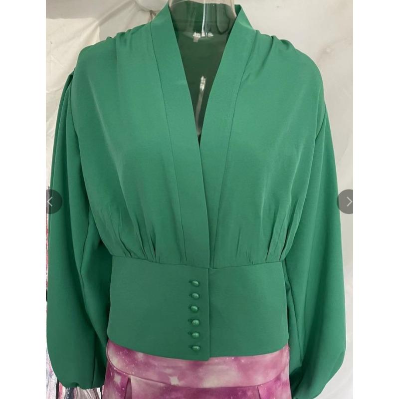 BITCED Women's Fashion Casual Long Sleeve V Neck Blouses & Shirts International design