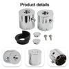 Termostatická rukojeť pro ovládání teploty sprchy, pár s chromovanou povrchovou úpravou pro vanovou baterii a sprchový ventil