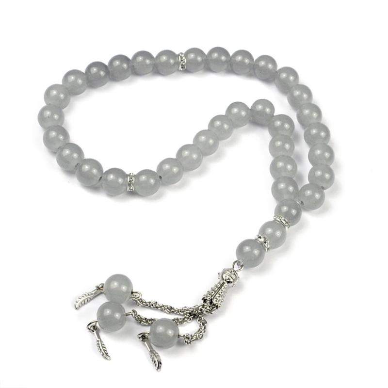 Plastic Tasbih with Allah Muhammad Inscribed on 33 Beads Muslim Prayer Beads Rosary Sibha Misbaha Subha Tasbeeh Dhikr Gift