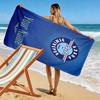 Name Custom Adana Demirspor Print Beach Towel, Large Soft Quick Dry Towel for Beach Camping Swimming