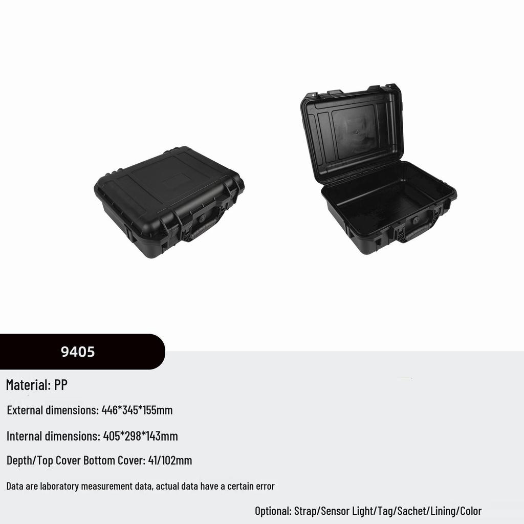 Multi-Size Explosion-Proof, Waterproof, Shockproof Plastic Tool Case with Optional Lining