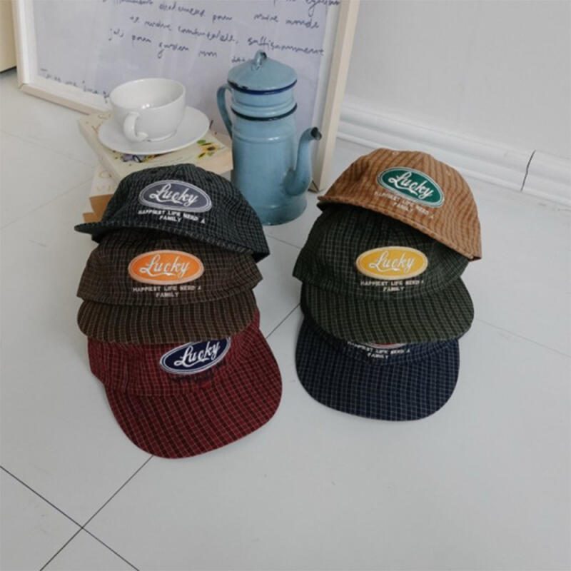 Women s Camp Cap Baseball Cap Cursive Hat C8467_Black