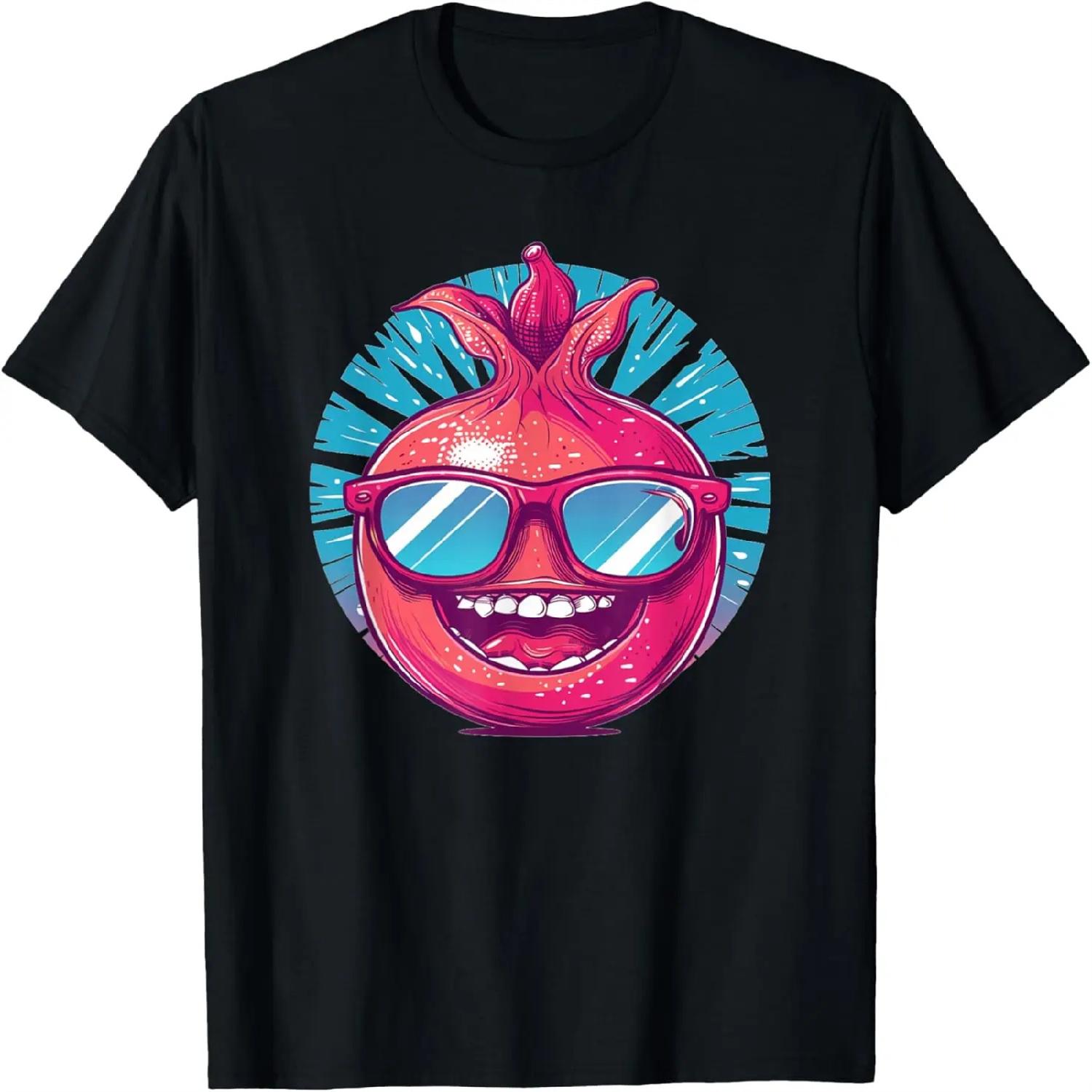 Sunglasses Fruit Costume for Pomegranate Lovers T-Shirt S