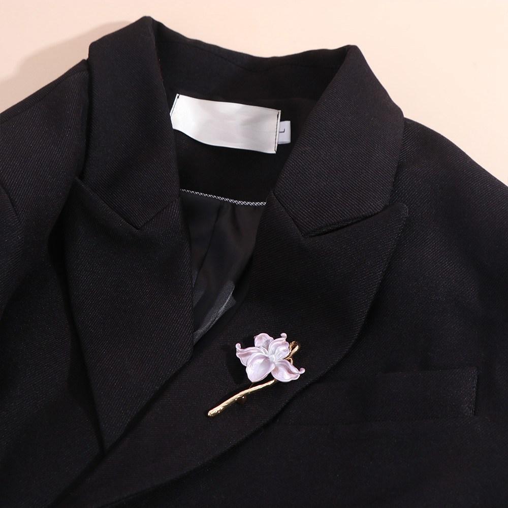 Zinc Zinc Alloy Shiny Flower Brooch Enamel Fashion Jewelry Little Fresh Oil Dripping Brooch  Activity Gifts