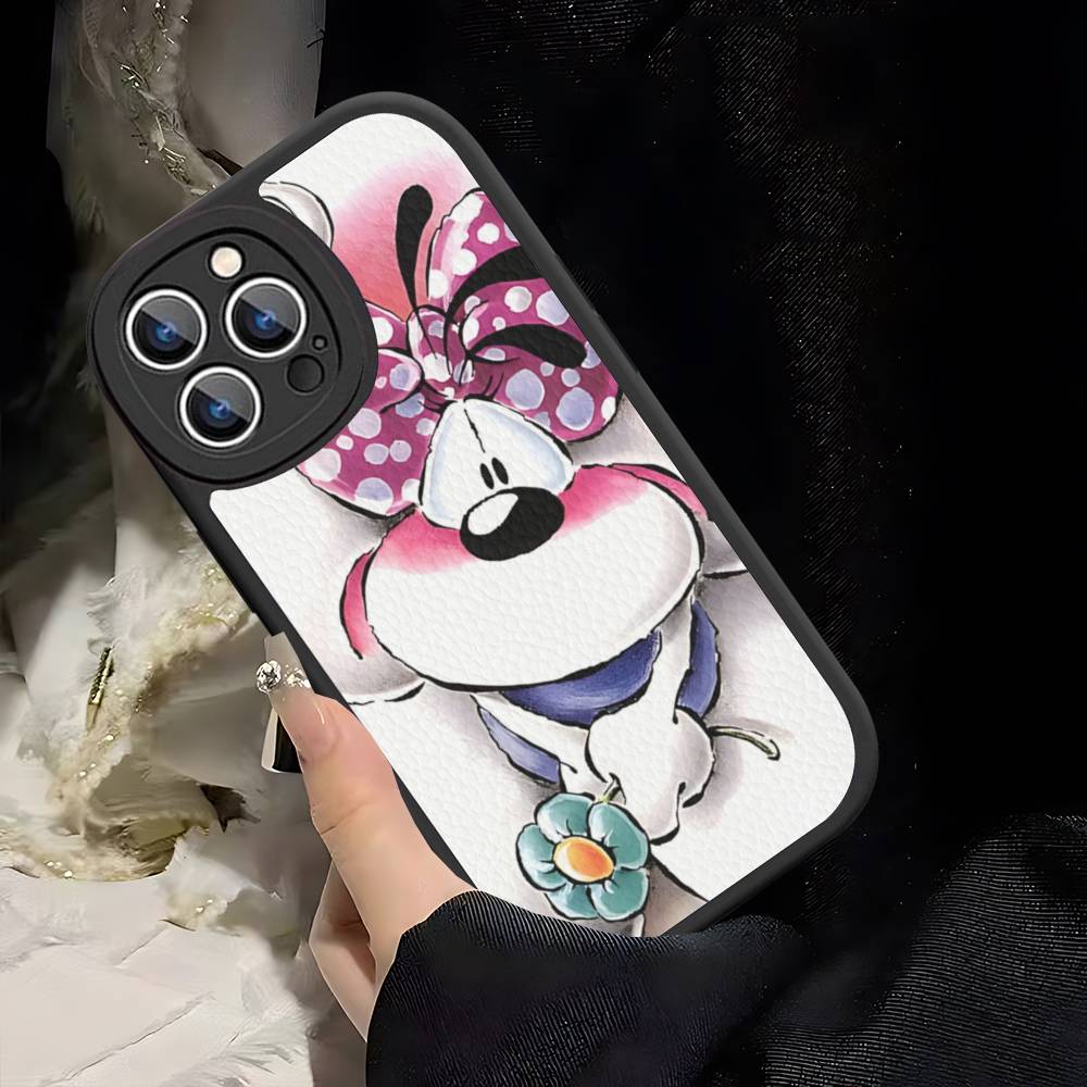 Anime Cartoon D-DiddlS Phone Case For IPhone 16 15 14 11 12 13 Pro Max Plus Back Leather Shell