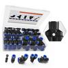 1/4 OD Connectors Pneumatic Quick Connects Push-to-Connect Fittings