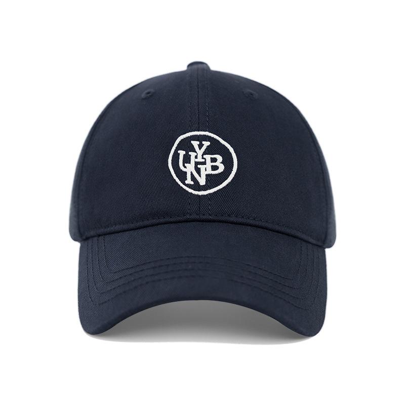 Korean Style Embroidered Baseball Cap Unisex Soft Top Duckbill Hat Spring Autumn Casual Streetwear Vintage Visor Cotton Sun Cap