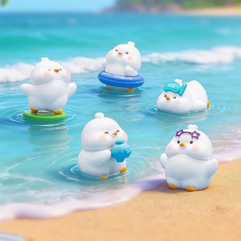 Sweet Season Duck Statue Best For Handmade Mini productions And Home Enhancement 3CM Height