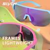 SCVCN Kids Sports Cycling Sunglasses Boys Girls Outdoor Bike Eyewear Child Camping Goggles MTB Fishing Bicycle Glasses UV400