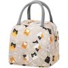 Insulated Lunch Bag Cat Pattern 9.05x5.11x7.48 Inches Large Capacity Multicolor Portable