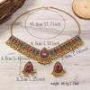Elegant Rhinestone Tassel Necklace & Earrings Set: Ethnic Indian Retro Style Accessories for Women