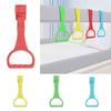 Plastic Pull Ring for Playpen Solid Color Stroller Toy Ring Creative Hand Pull Ring  Learn To Stand