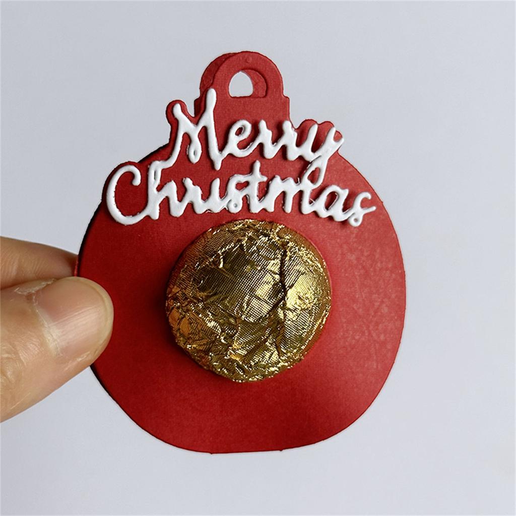 Christmas Pendant Metal Cutting Dies Scrapbooking Stencil Die Cuts Card Embossing DIY Photo Album Template Mold Decor