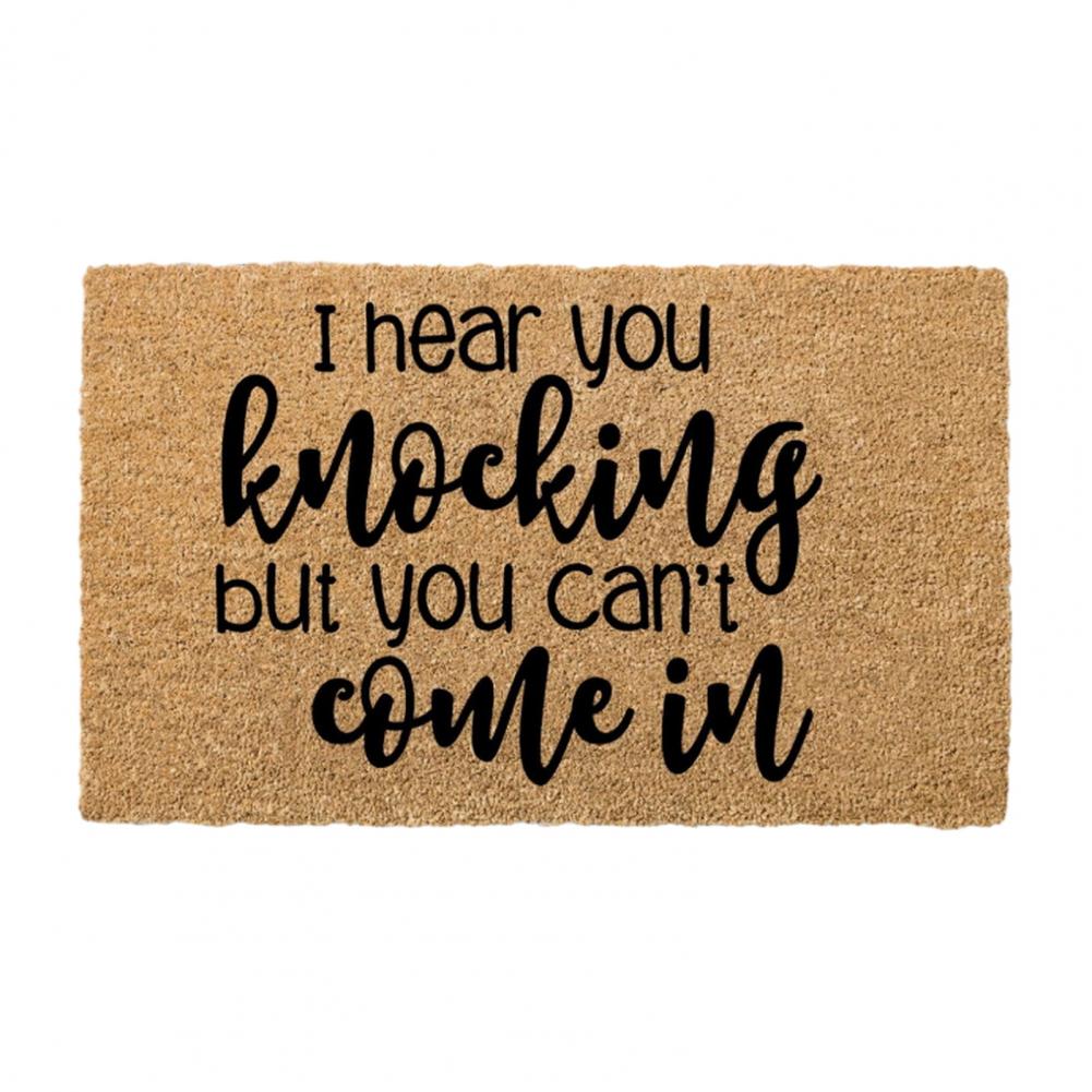 

60*40cmv Floor Mat Anti-Slip Door Mat Letter Printing Entry Door Carpet Coir Doormat Gifts For Outdoor Indoor Guesthouse Decor
